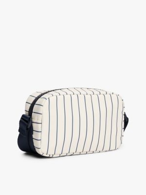 multi kid's varsity stripe crossbody bag for kids gender inclusive tommy hilfiger