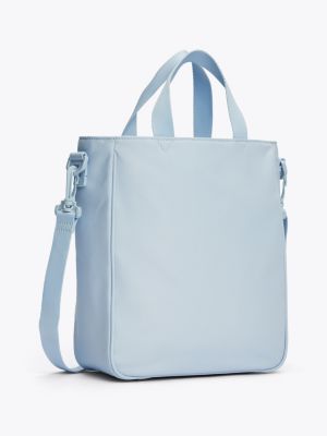 blau kids essential schultertasche mit logo für gender-inclusive kinder - tommy hilfiger