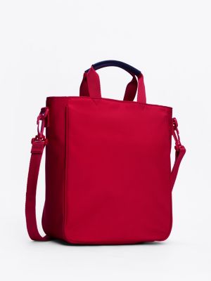 borsa essential bambino/a con logo rosso da gender-inclusive bambini tommy hilfiger