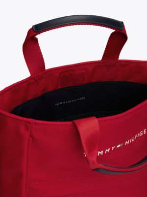 borsa essential bambino/a con logo rosso da gender-inclusive bambini tommy hilfiger