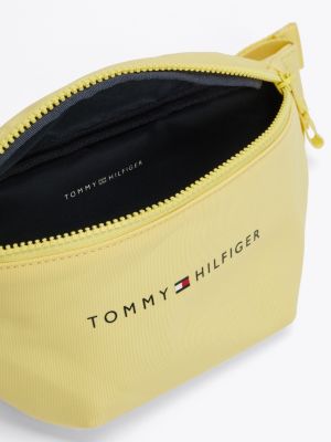 yellow kids' essential logo bum bag for kids gender inclusive tommy hilfiger