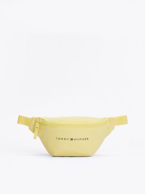 yellow kids' essential logo bum bag for kids gender inclusive tommy hilfiger