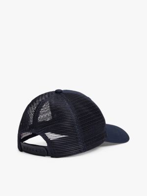 casquette trucker varsity pour enfant bleu pour enfants genre inclusif tommy hilfiger