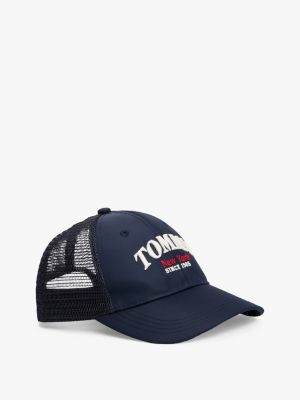 blue czapka typu trucker varsity dla dla dzieci i dla każdej płci - tommy hilfiger