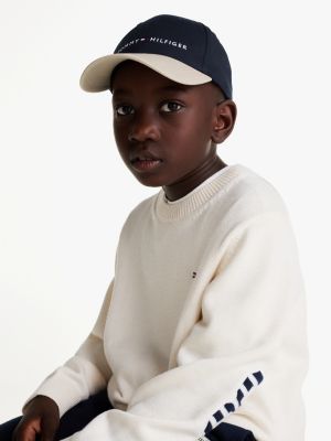 multi kids' essential colour-blocked baseball cap for kids gender inclusive tommy hilfiger