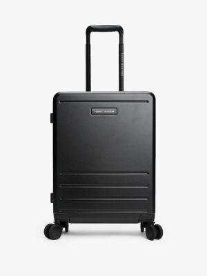 black hard shell cabin suitcase for adults gender inclusive tommy hilfiger