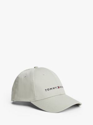 green kids' essential logo baseball cap for kids gender inclusive tommy hilfiger
