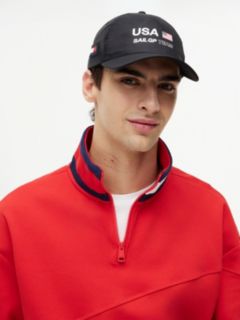 Tommy x U.S. Sail GP Team Water Repellent Baseball Cap — Black 4