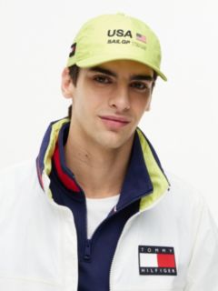 Tommy x U.S. Sail GP Team Water Repellent Baseball Cap — Green 4