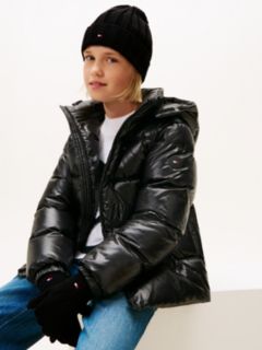 Flag Embroidery Beanie And Gloves Gift Set — Black 4