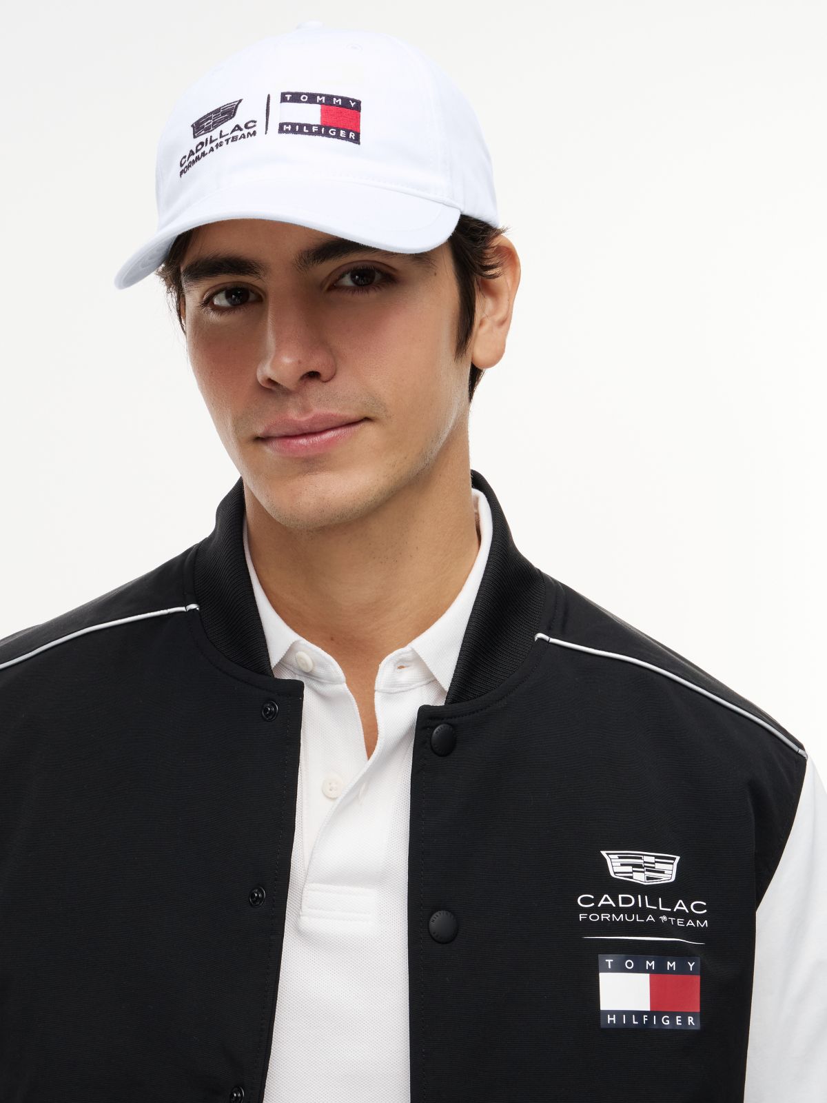 TH x Cadillac Formula 1® Team Logo Baseball Cap — White