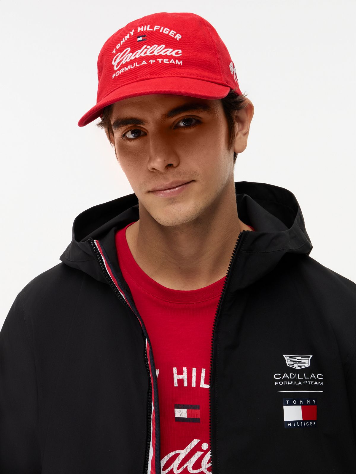 TH x Cadillac Formula 1® Team Logo Baseball Cap — Red