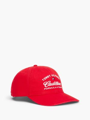 red th x cadillac formula 1® team logo baseball cap for adults gender inclusive tommy hilfiger