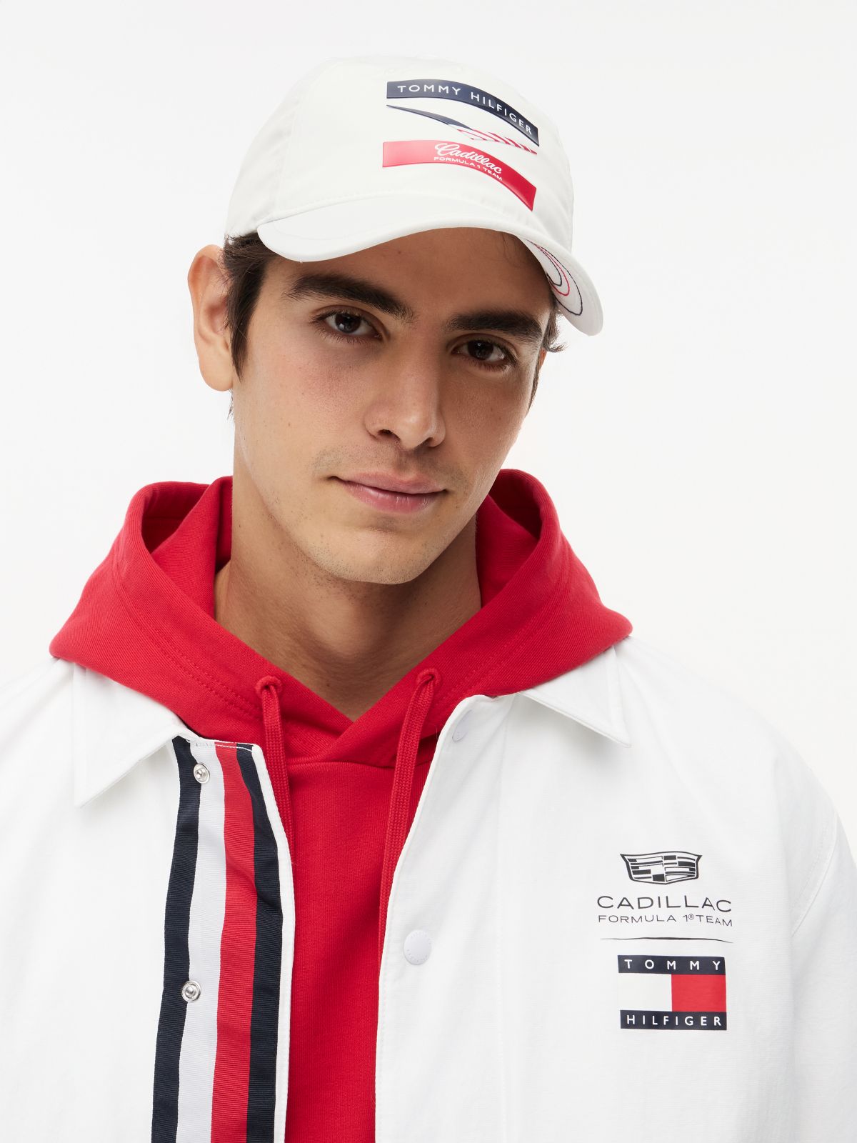 TH x Cadillac Formula 1® Team Chevron Baseball Cap — White