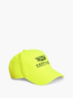 yellow th x cadillac formula 1® team logo baseball cap for adults gender inclusive tommy hilfiger