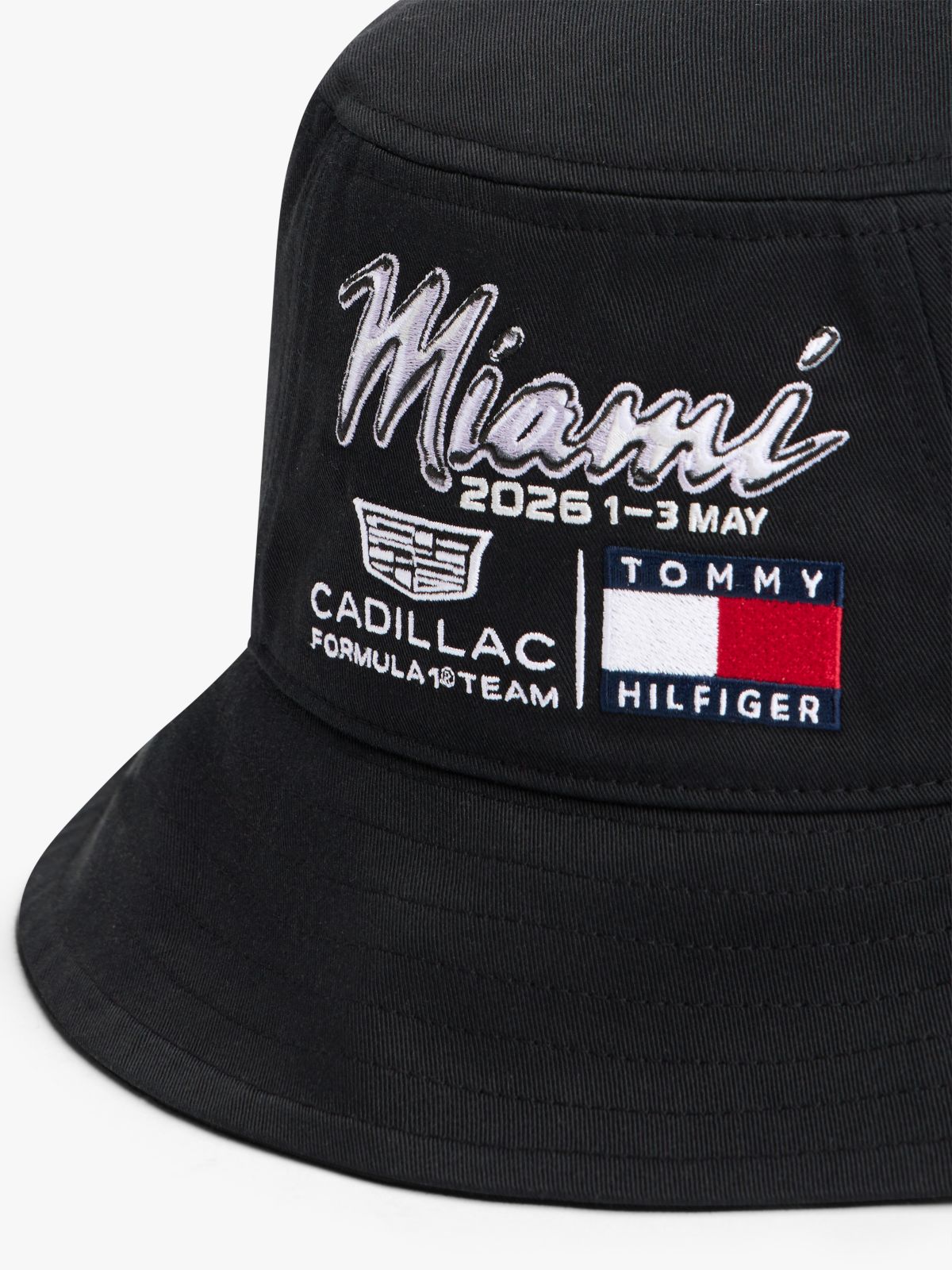 TH x Cadillac Formula 1® Team Miami Logo Bucket Hat — Black