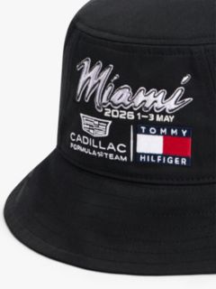 TH x Cadillac Formula 1® Team Miami Logo Bucket Hat — Black 3