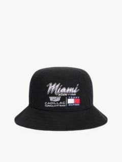 TH x Cadillac Formula 1® Team Miami Logo Bucket Hat — Black 1