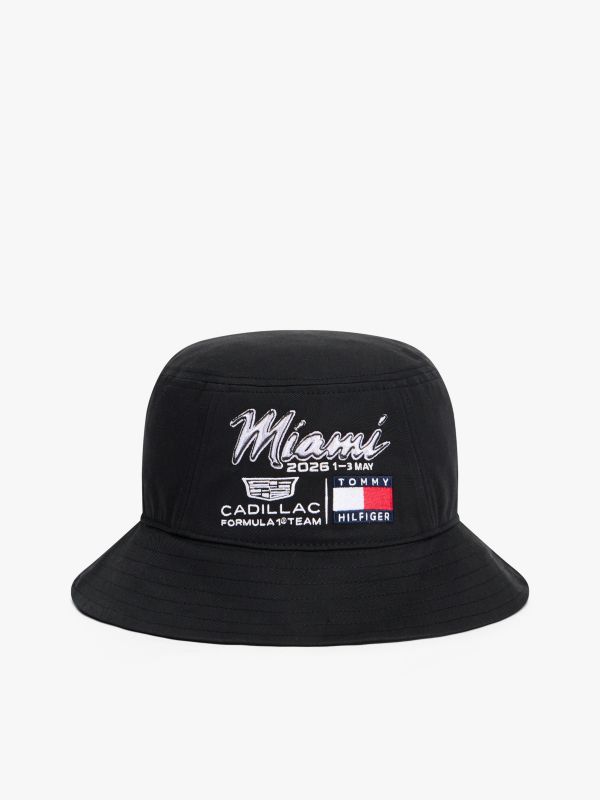 TH x Cadillac Formula 1® Team Miami Logo Bucket Hat — Black