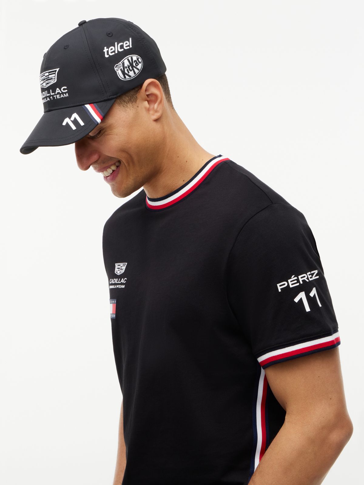 TH x Cadillac Formula 1® Team Sergio Pérez 11 Baseball Cap — Black