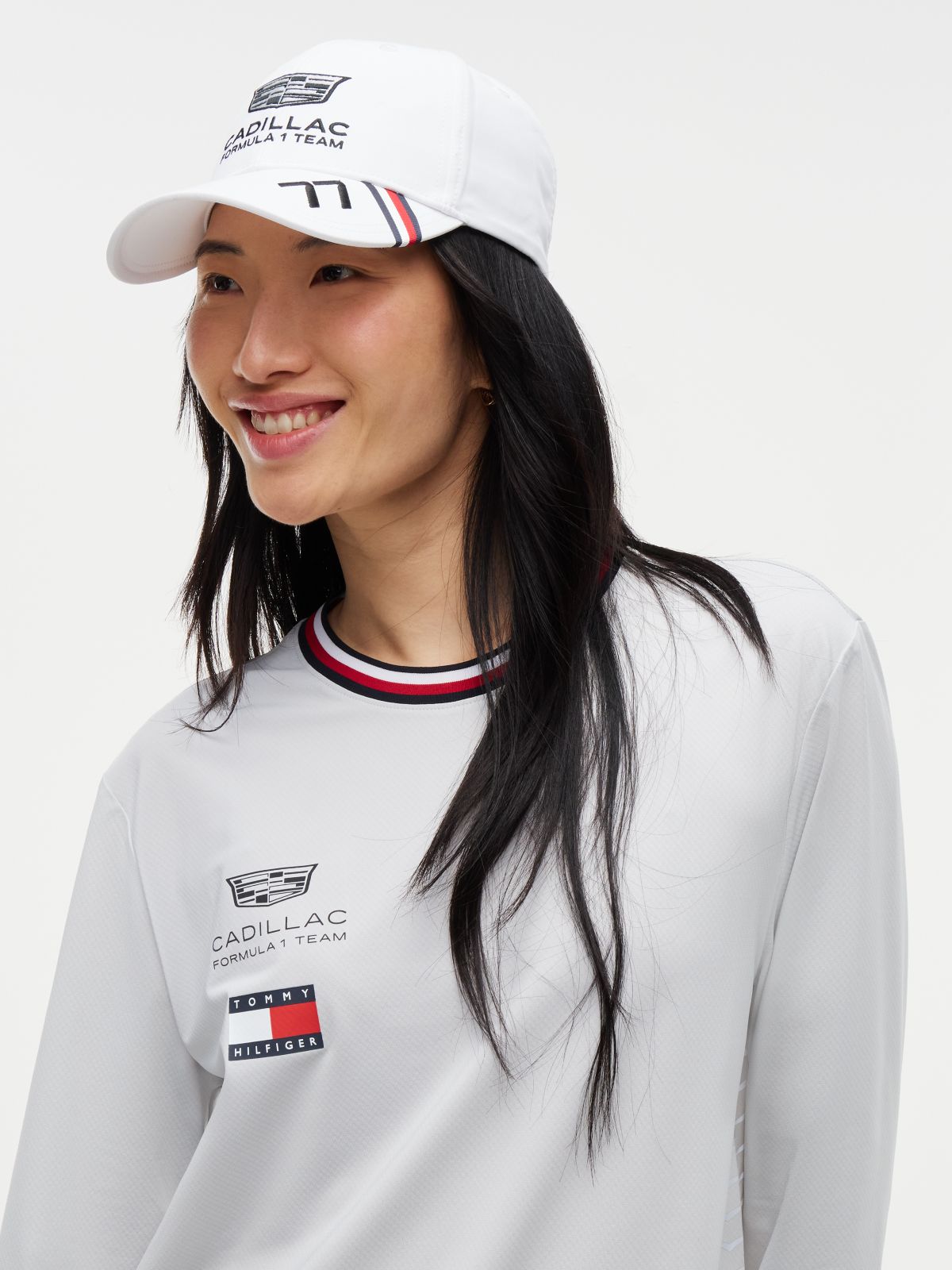 TH x Cadillac Formula 1® Team Valtteri Bottas 77 Baseball Cap — White