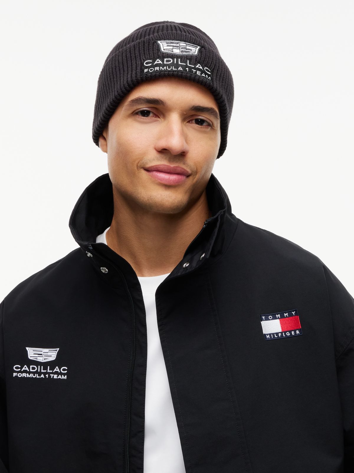 TH x Cadillac Formula 1® Team Logo Beanie — Black