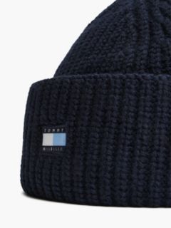 Tommy Hilfiger x FRGMT Pure Wool Short Beanie — Blue 3