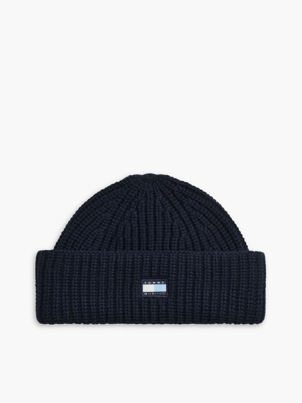 Tommy Hilfiger x FRGMT Pure Wool Short Beanie — Blue
