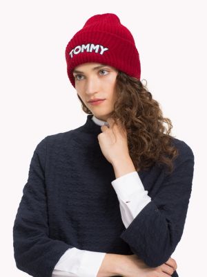 red tommy hilfiger hat