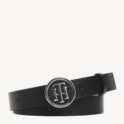round buckle belt tommy hilfiger