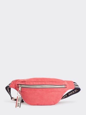 tommy jeans logo tape bum bag