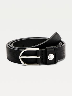 Classic Slim Leather Belt | BLACK 