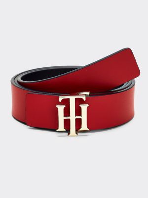 tommy hilfiger belt red