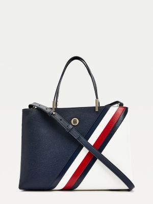 Signature Tape Satchel Bag | BLUE 