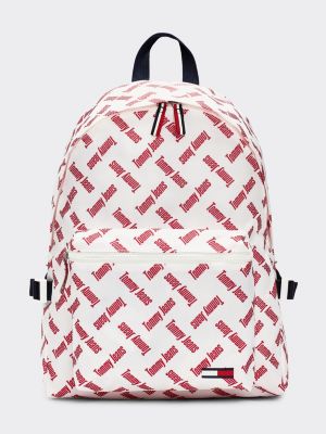 tommy jeans logo backpack