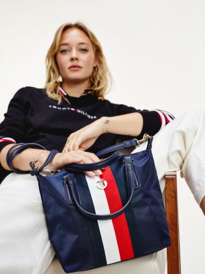tommy hilfiger nylon blend tote