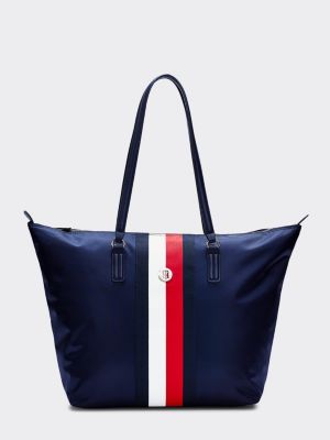 tommy hilfiger tote bag blue