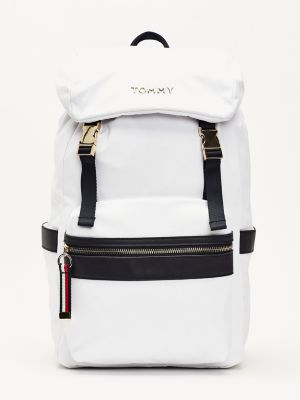 tommy hilfiger metallic backpack