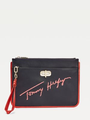 tommy clutch bag