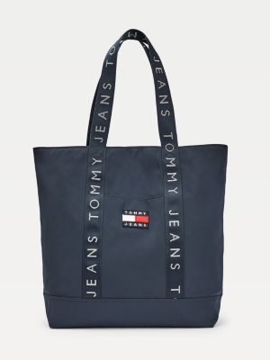 tommy hilfiger tote bag blue