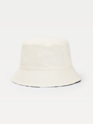 Heritage Reversible Bucket Hat | WHITE | Tommy Hilfiger