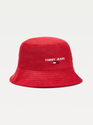 tommy jeans logo bucket hat
