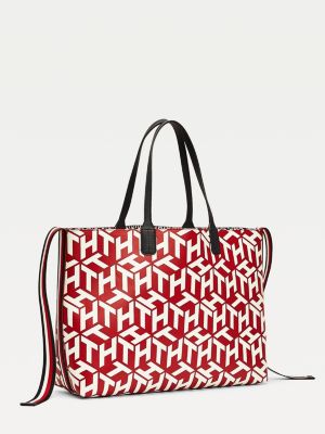 iconic tommy tote signature