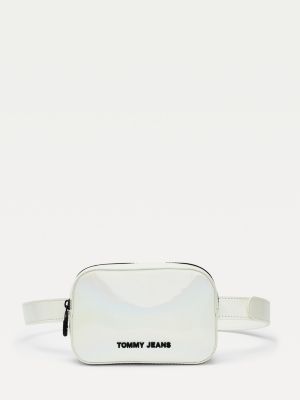 tommy jeans white bum bag