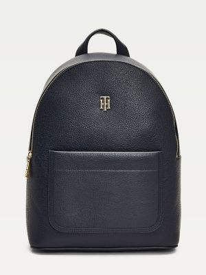 tommy hilfiger backpack blue and white