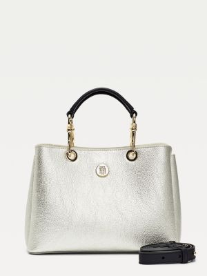 tommy hilfiger metallic bag