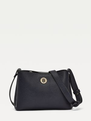 tommy hilfiger monogram crossover bag