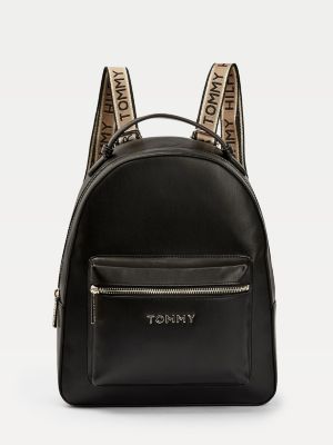 Iconic Metallic Lining Backpack | BLACK 