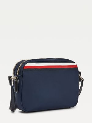 tommy hilfiger monogram crossover bag