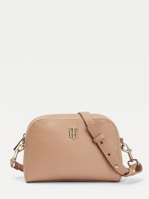 tommy hilfiger monogram crossover bag